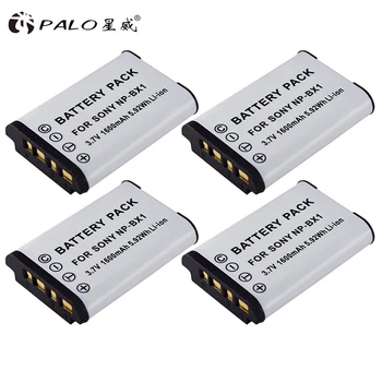 

4pcs NPBX1 NP BX1 rechargeable battery NP-BX1 Battery for Sony DSC RX1 RX100 AS100V M3 M2 HX300 HX400 HX50 HX60 GWP88 AS15 WX350