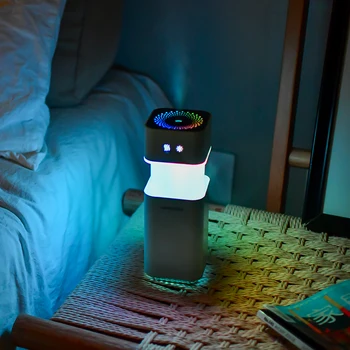 

USB Facial humidification Air Humidifier Essential Oil Mist Nano Sprayer mist sprayer facial steamer with Led Night Light