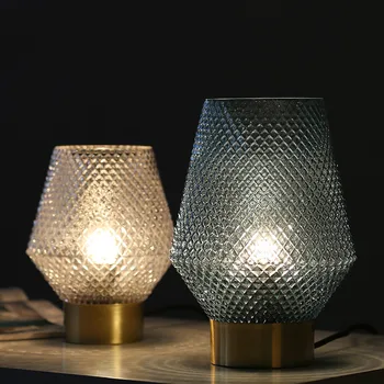 

Glass table lamps for bedroom creative fashion crafts decoration home deco ypf081205