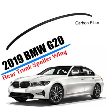 

Car Styling Fit for 2019 2020 BMW 3 Series G20 Sedan Rear Trunk Spoiler Wing Trim Protection Molding ABS Plastic Car Accessories