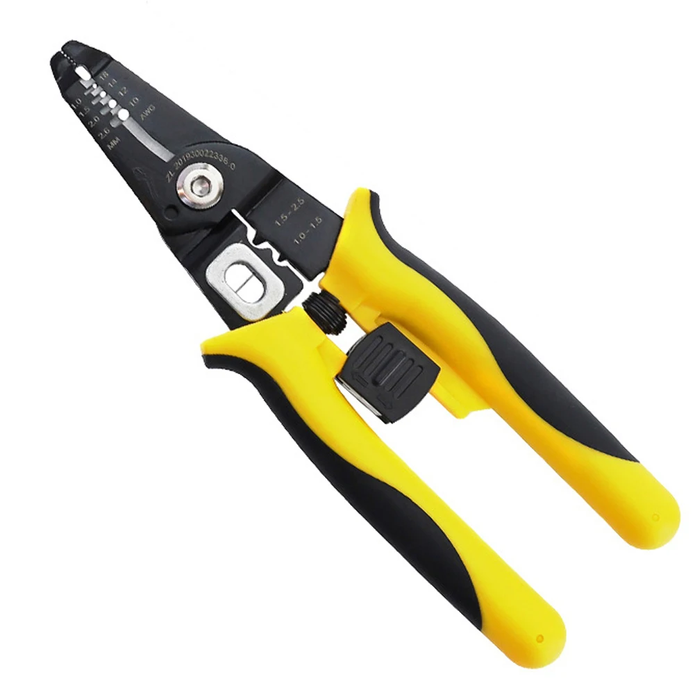 

Durable Electrical Cable Stripper Alloy Steel Wire Stripper Cable Cutter Multi Tool Wire Cutting Scissor Stripping Pliers