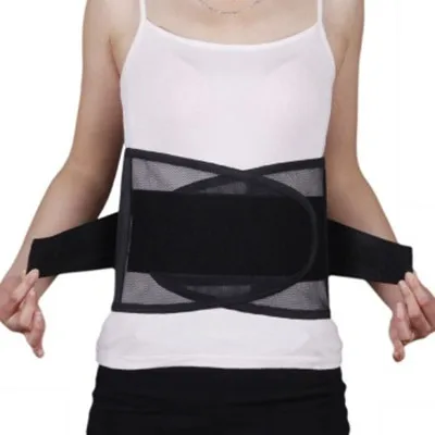 

Ultrathin Breathable Mesh Waist Supporter Waist Warm Healthy Elasticity Belly Holding Steel Plate Support Girdle Intervertebral