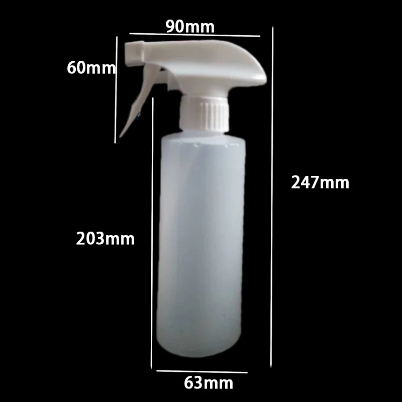 5 шт. 500 мл белая пластиковая бутылка-распылитель + белый спрей-насос автомобильный инструмент для ухода и чистки многофункциональные