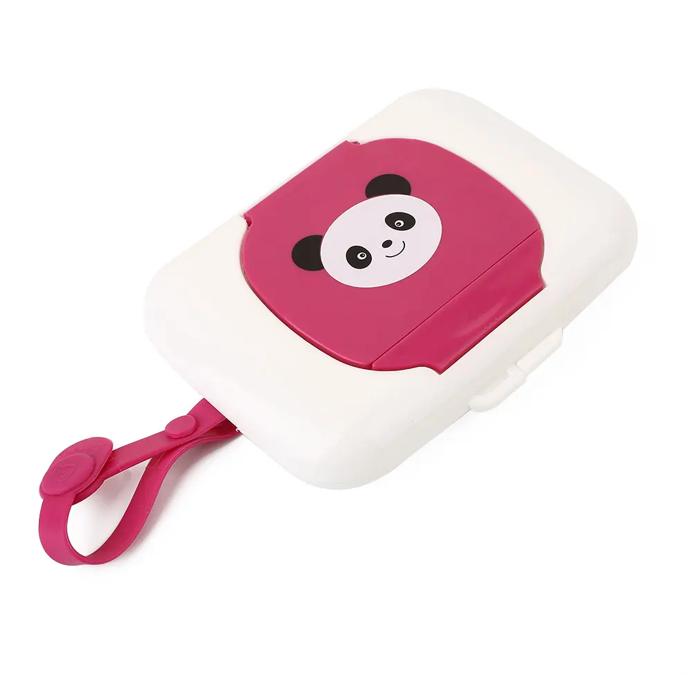 

Case Baby Wet Wipes Box 16.5*13*4cm Wet Tissue Holder Dispenser Home &Amp; Living Storage Travel Cartoon Kids Plastic