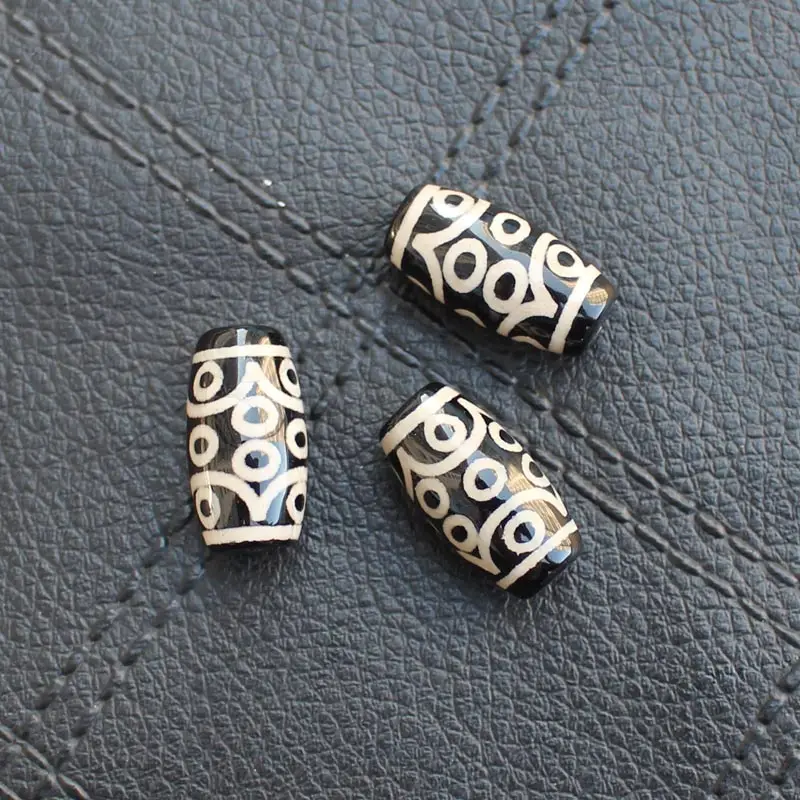 3pcs Lengt 18-20mm Tibet Dzi Agates Oval Beads Large Variety of Patterns Jewelry Making | Украшения и аксессуары