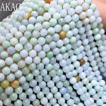 

2strands/set Approx8mm natural Burma jade loose beads for jewelry diy making design