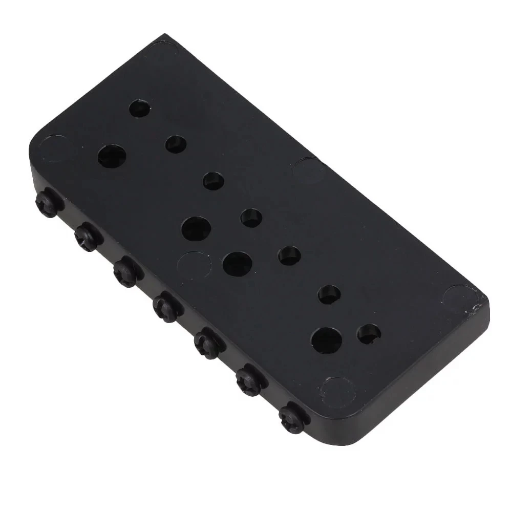 Черный 7 струнный фиксированный фотоэлемент для электрогитары с винтом|Детали и