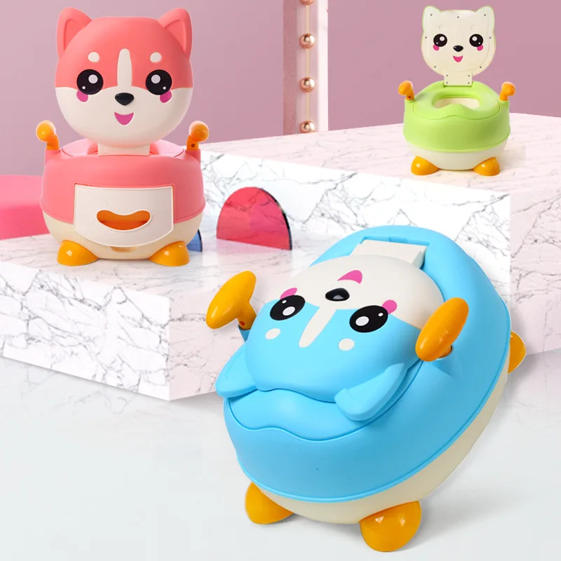 Maceta de plástico suave para niños, orinal infantil, para bebés, para entrenar, inodoro, seguro para niños, orinal, entrenador, asiento, ollas, WC