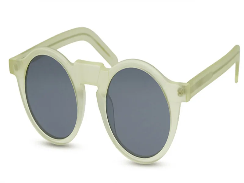 Handmade Acetate Polarized Sunglasses Vintage Round Optical Frame Brand Design Driving Goggle UV400 Sunglasses Spectacle