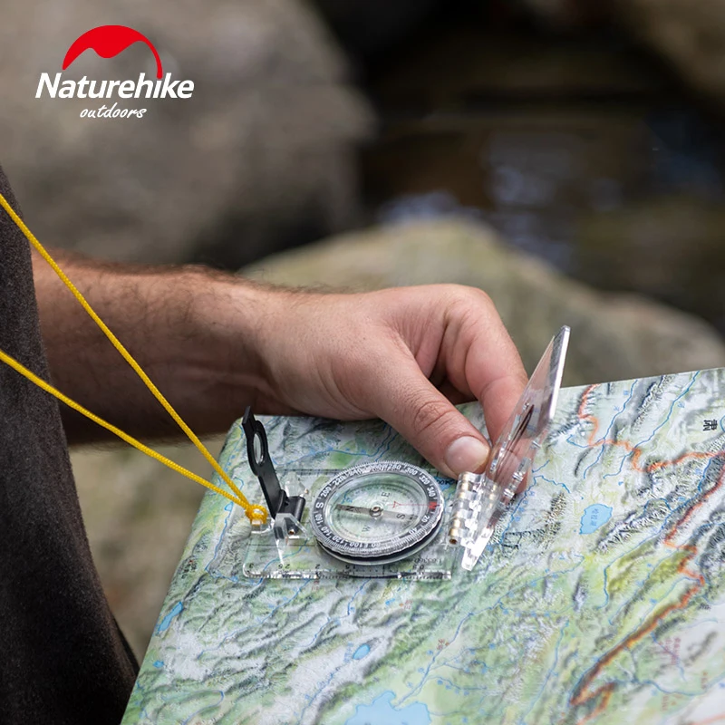 Naturehike ирригационный циферблат направленный складной компас прозрачный
