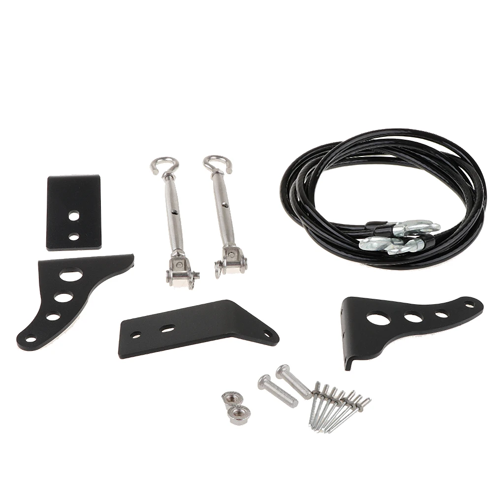 Черный болт на препятствие устранение веревки конечности Riser Kit для 07-17 Jeep Wrangler