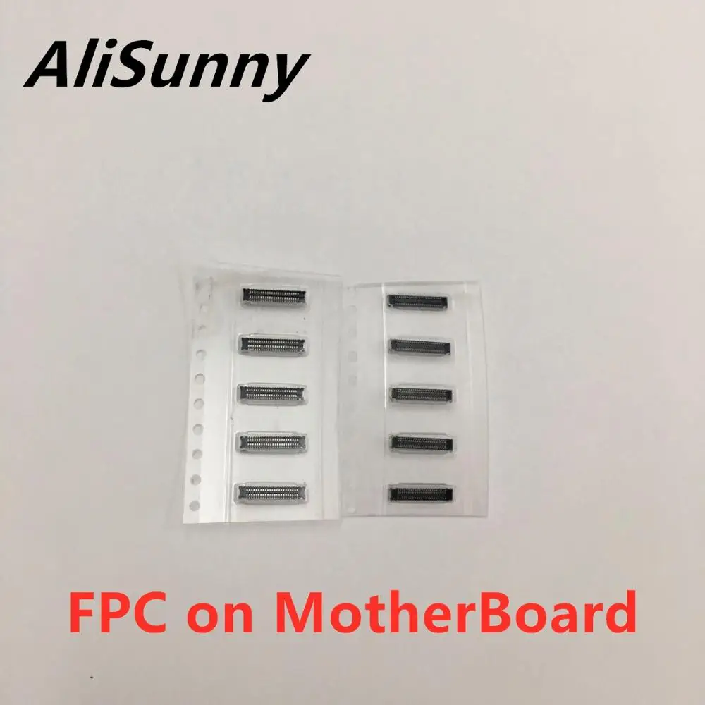 AliSunny 10pcs Touch Screen Plane TP LCD FPC Connector for iphone 6 6S 7 8 plus 5S Digitizer on Logic Board Montherbord