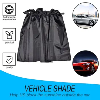 

2 pcs Auto Side Window Curtain Universal With Sucker Cup 190T Polyester Taffeta Sunshade UV Protecting Car Suns Block Curtains