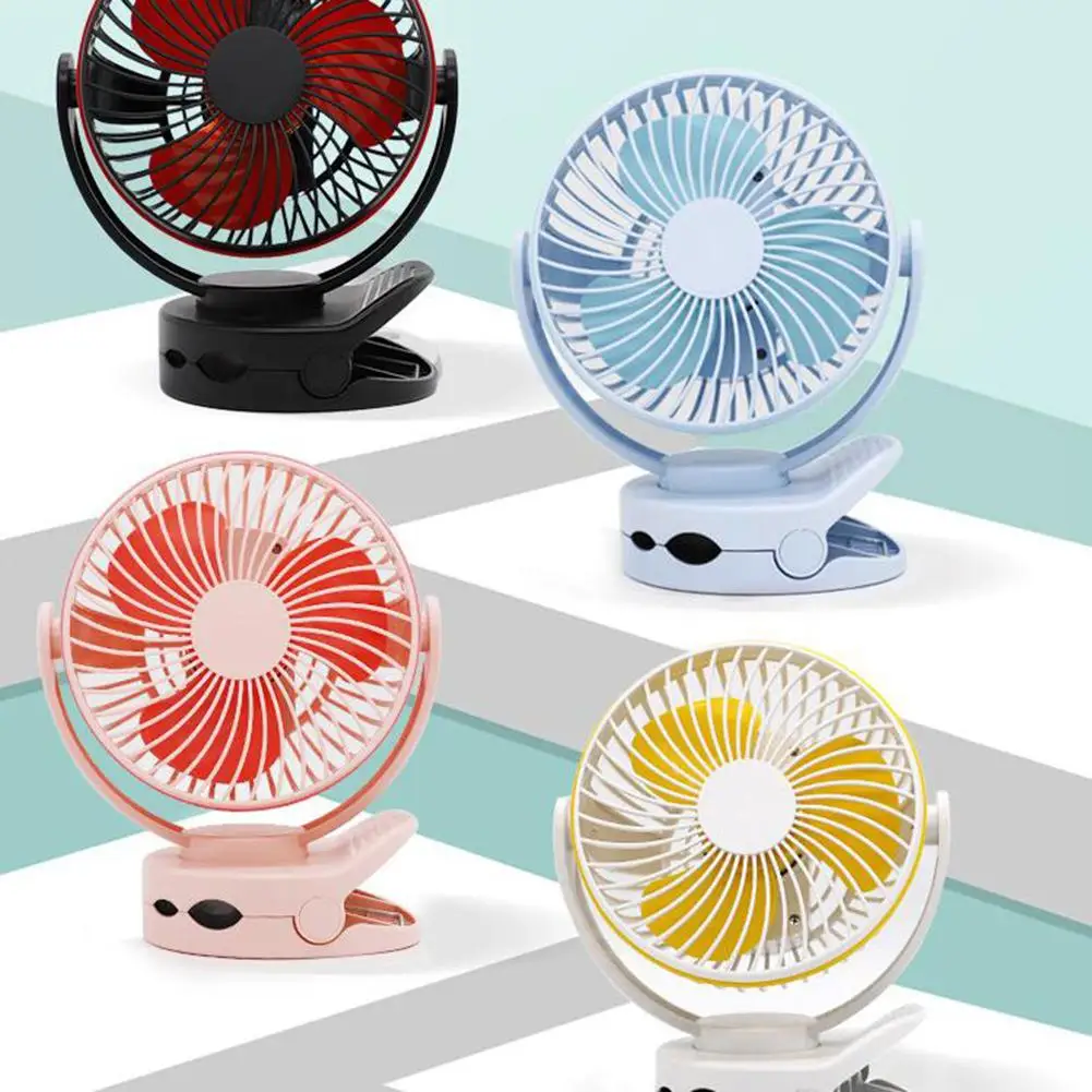 

GloryStar Disassemble USB Charging Mini Tabletop Clip Fan with Light
