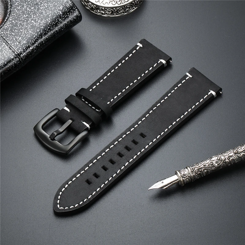 21x12mm Cowhide Leather Watchband for LV Strap Louis Vuitton Tambour Insert  Metal Quick Release Endlink Watch Bracelet Men Women - AliExpress