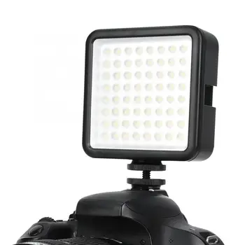

studio light W64 6000K Stepless Dimming LED Video Lamp Light with Desktop Tripod Head Ball photo light