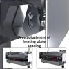HBJ212 Double-layer Hamburger Machine Commercial Small Roasting Charter Heating Hamburger 5