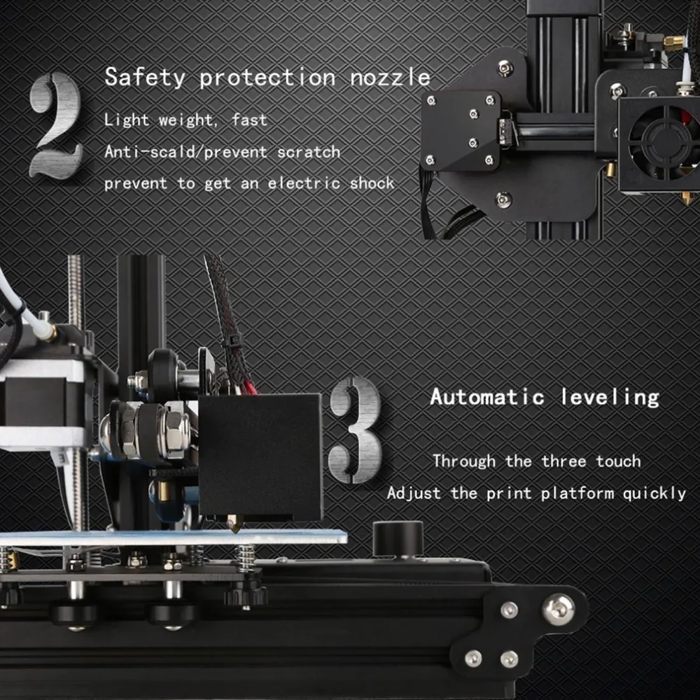 3d Принтер шкив версия линейная направляющая DIY комплект 3D печатная машина большой размер металлический принтер с нитью
