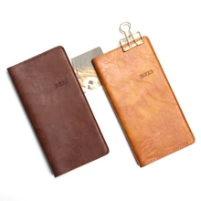 Carnet de notes de poche en cuir 2022, planificateur Agenda, carnet de poche, calendrier, carnet de semaine, bloc notes