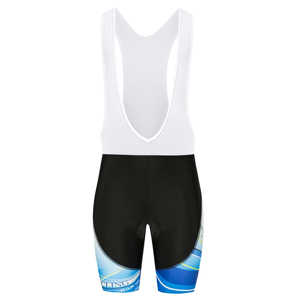 Spring Autumn team Ropa de biciclet long cycling jersey set Ropa Ciclismo breathable Shock absorber sponge pad Bicycle clot - Цвет: Bib Shorts