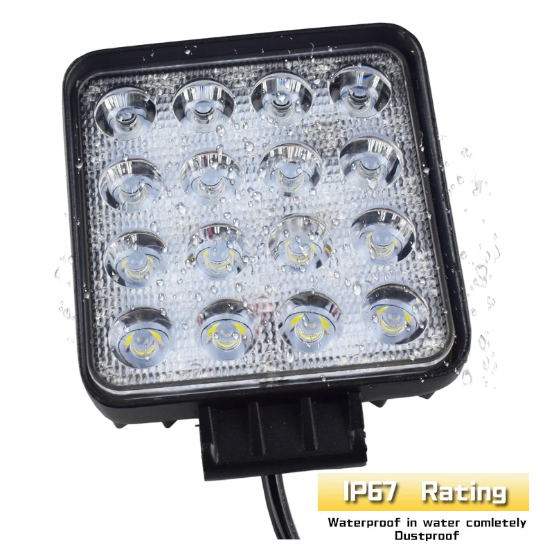 

Waterproof LED Working Lights Bulbs 6000K Off-road Lamps Car Boat Truck Replace