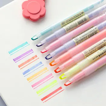 

Anime Comic Watercolor Double Head Lettering Calligraphy Pen Sketch Art Marker Drawing Stationery School Supplies Brush Pens