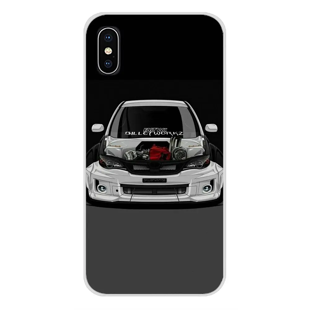 Автомобили для дрифта Автогонки JDM для Apple IPhone X XR XS MAX 4 4S 5 5S 5C SE 6 6S 7 8 Plus, ipod touch 5 6 прозрачный мягкое покрытие кожи - Цвет: images 11