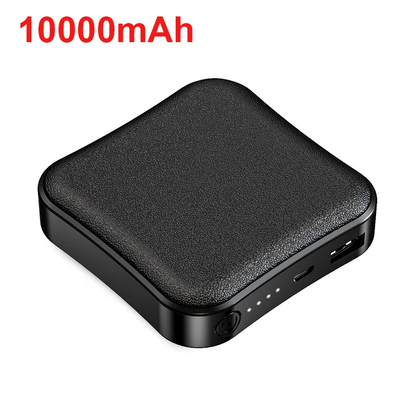 Mini Power Bank Portable 10000mAh External Battery Powerbank 2.1A FAST Charger For Smart Mobile Phone magnetic wireless power bank Power Bank