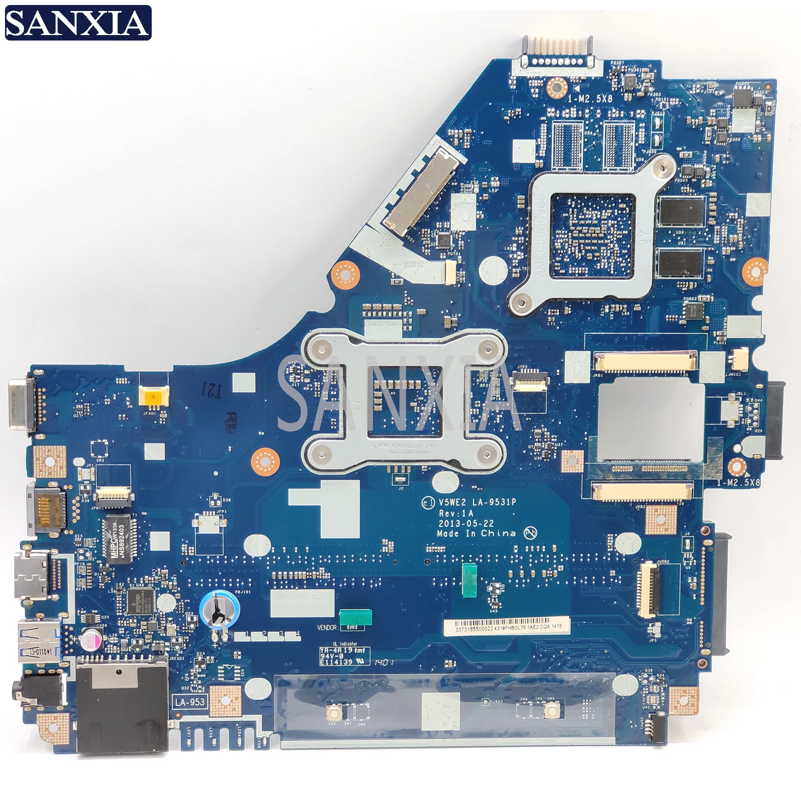 Most effective  KEFU LA-9531P Laptop motherboard for Acer E1-572G original mainboard I7-4500U with video card