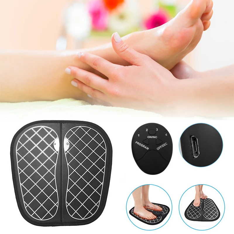 Foot Massager Circulation EMS EPS Intelligent TENS Booster Foot Massage