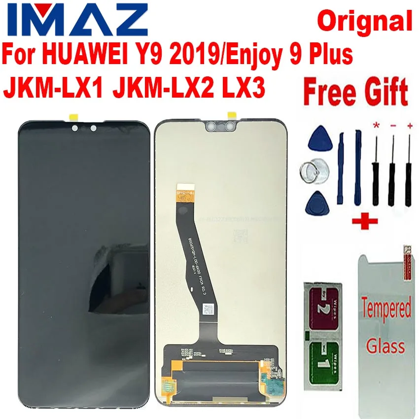 IMAZ 100% оригинальный 6 5 &quotЖК-дисплей для huawei Y9 2019/Enjoy 9 Plus ЖК-дисплей с сенсорным