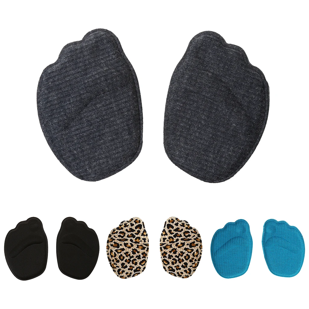 Anti-Slip Forefoot Cushion 4D Half Insoles High Heel Massage Shoe Pads for High-heeled Shoes Sneaker Leather Shoes