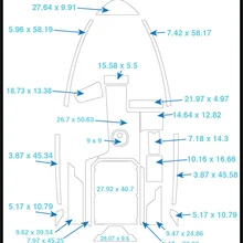 Malibu 21VLX коврик для кокпита лодка EVA Тиковый настил 1/" 6 мм