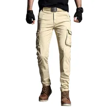 Модные брюки карго, мужские тактические брюки, военные Лоскутные Брюки, Хлопковая мужская одежда