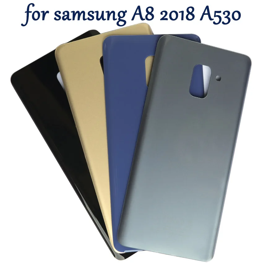 10 шт. чехол на заднюю панель для samsung Galaxy A8 A530 A530F SM-A530N задняя крышка на заднюю дверь с наклейкой