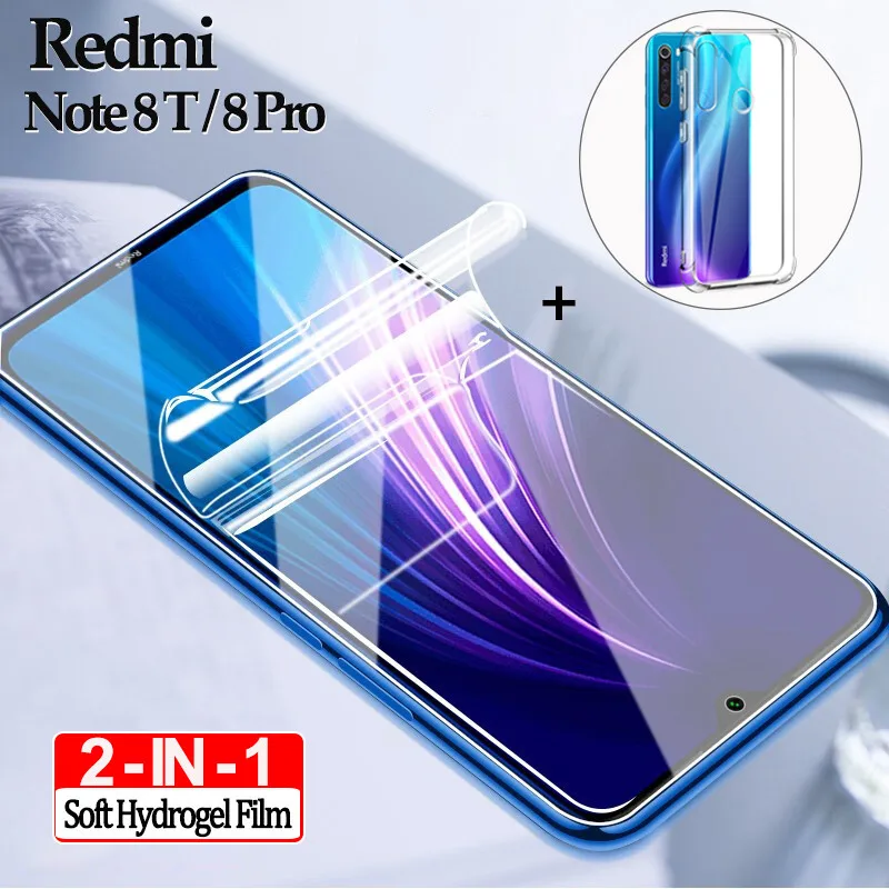 защитное стекло гидрогелевая пленка Redmi Note 8 Pro бампер чехол ксиоми ноут 8т