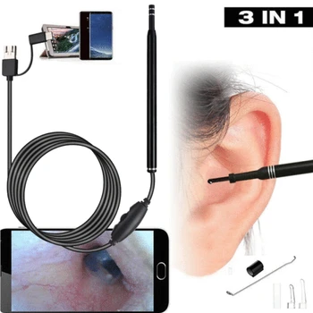 

Digital LED Otoscope Ear Camera Scope Earwax Removal Kit Ear Wax Cleaning Tool Ear Syringe Baby Health Care