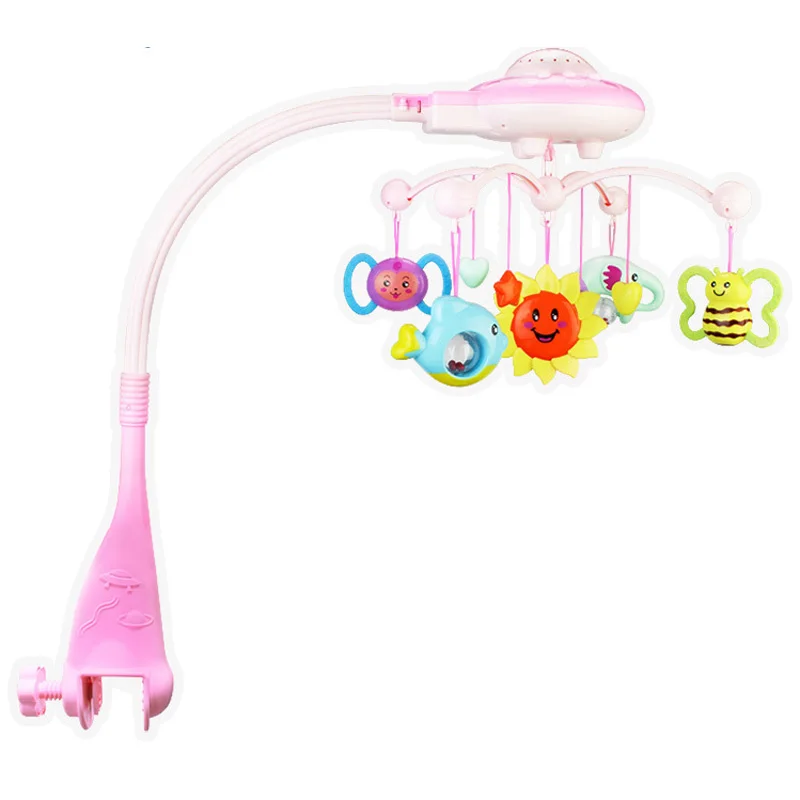 New-Baby-Rattle-Rotating-Music-Projection-With-Stars-Bed-Bell-Newborn-Kid-Christmas-Birthday-Gift-Children