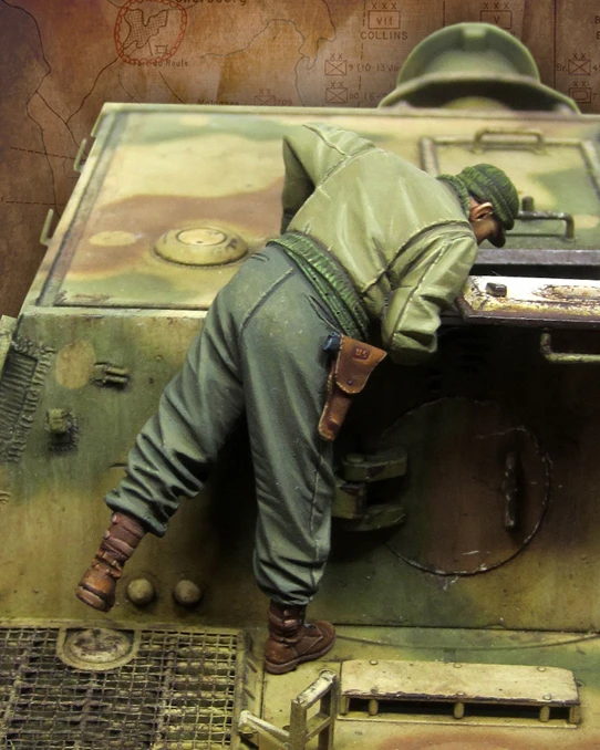 1/35 древняя пехота США (без машины) модельная фигурка из смолы комплектов