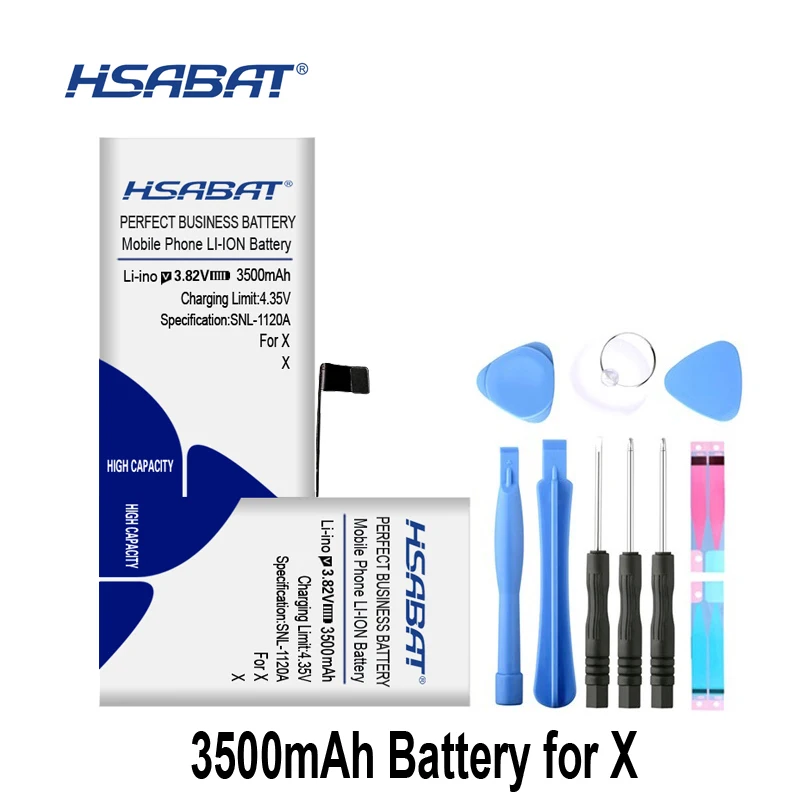 

HSABAT 3500mAh X Battery for iphone X Batteries