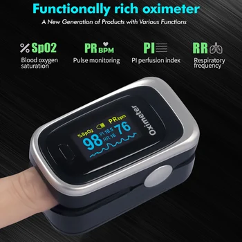 

Fingertip Pulse Oximeter Portable Household Digital OLED Display Blood Oxygen Saturation SpO2 Meter PR Monitor health Care CE