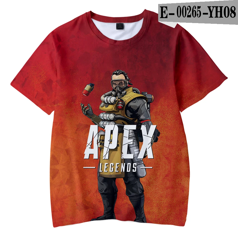 Футболка унисекс для мальчиков и девочек; Apex Legends с 3D принтом; повседневные крутые Топы; футболки; Koszulki; детская футболка для подростков; Camista - Цвет: kids shirt 7