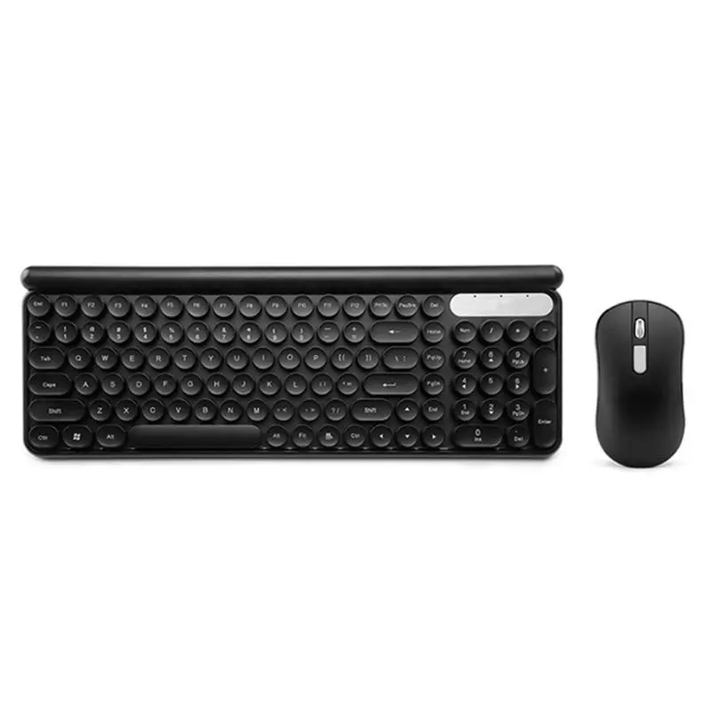 

Wireless Keyboard and Mouse Set Battery Powered Silent Computer Keypad Mouse R2JB
