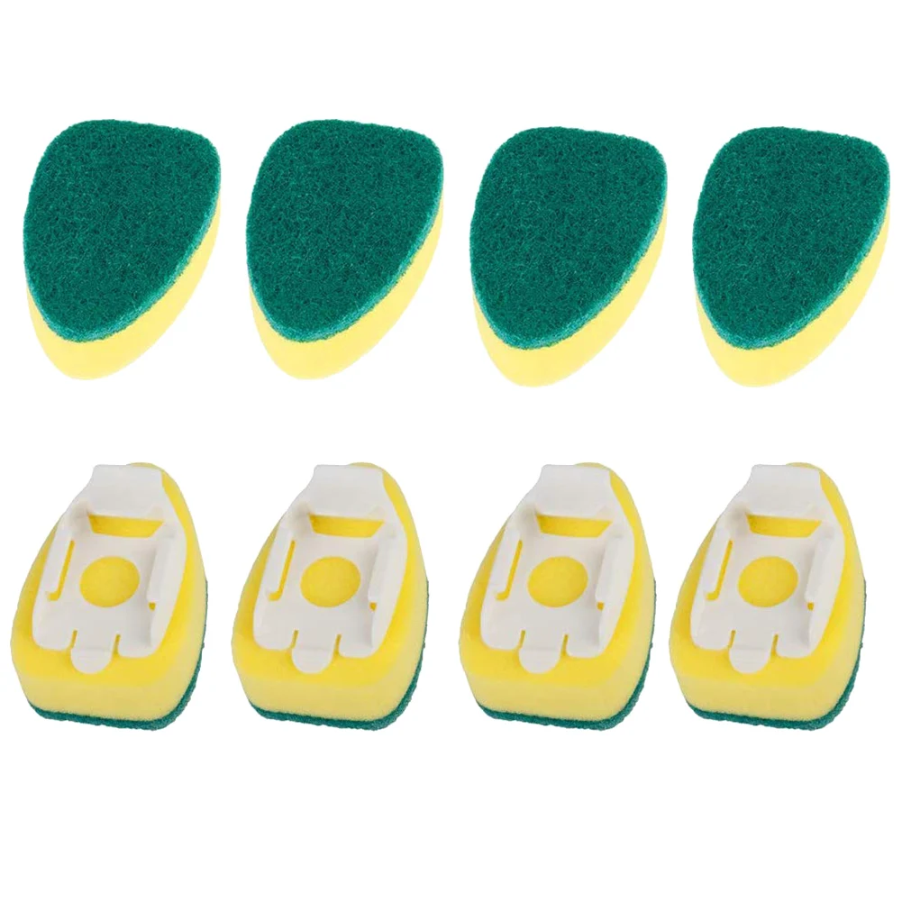 8pcs Dish Wand Refills Replacement Sponge Heads Scouring Scrubber Pads  Heavy Duty Dish Wand Sponge For Kitchen Sink Cleaning - Cleaning Brushes -  AliExpress