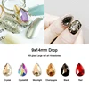9x14mm Large Drop Nail Art Rhinestone Flat k9 Glass Crystal Strass 3D Trendy Manicure DIY Decorations Accesories 2