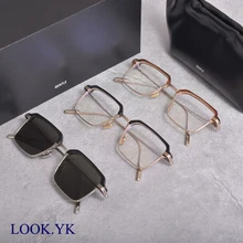 Gafas de sol para hombre y mujer, lentes de sol a la moda, antiluz azul, montura para miopía, aspecto suave, MONSTER YK, graduadas, 2021