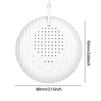 Детская машина с белым шумом, USB перезаряжаемая, звуковая машина с таймером отключения, пустышка для сна, монитор релаксации для офиса для детей и взрослых — изображение 6