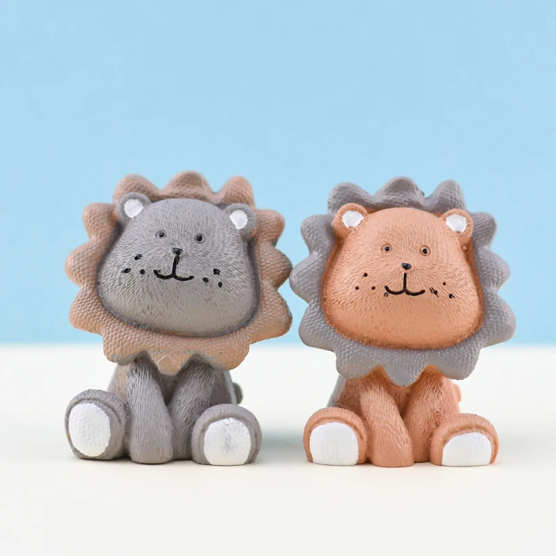 

Cakelove Ins Lion Coconut Trees Cake Toppers Birthday Dessert Decoration for Boy Girl Children's Day Party Suplies Cute Gifts