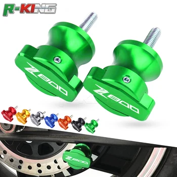 

For KAWASAKI Z800 Z 800 2013 2014 2015 2016 Motorcycle Accessories CNC Aluminum Swingarm Spools stand screws Slider 8MM