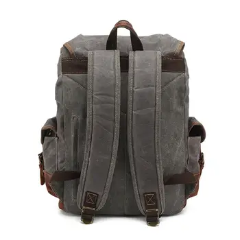 

Vintage Waterproof Backpack Backpack Outdoor Climbing Bag High Capacity Laptops Daypacks Cotton 15" Picnic Outdoors Practical